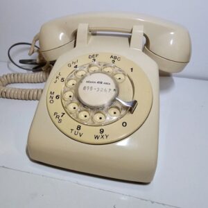 Vintage Phone Autographed by Denis Lemieux! ’Trade me right fing now!’ Edition!