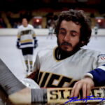 Getting ready for the game - Denis Lemieux - signed picture by Yvon Barrette