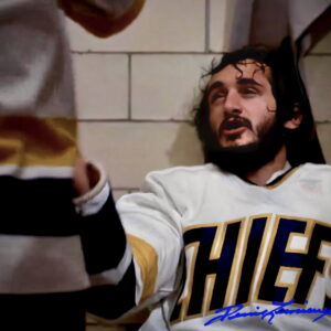 My allergies to the fans have returned! - Denis Lemieux - signed picture by Yvon Barrette
