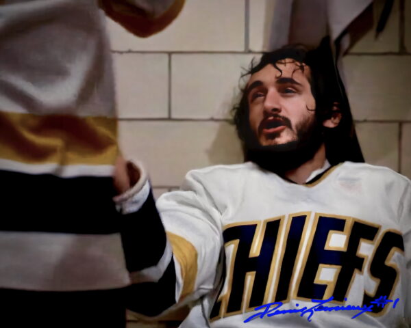 My allergies to the fans have returned! - Denis Lemieux - signed picture by Yvon Barrette